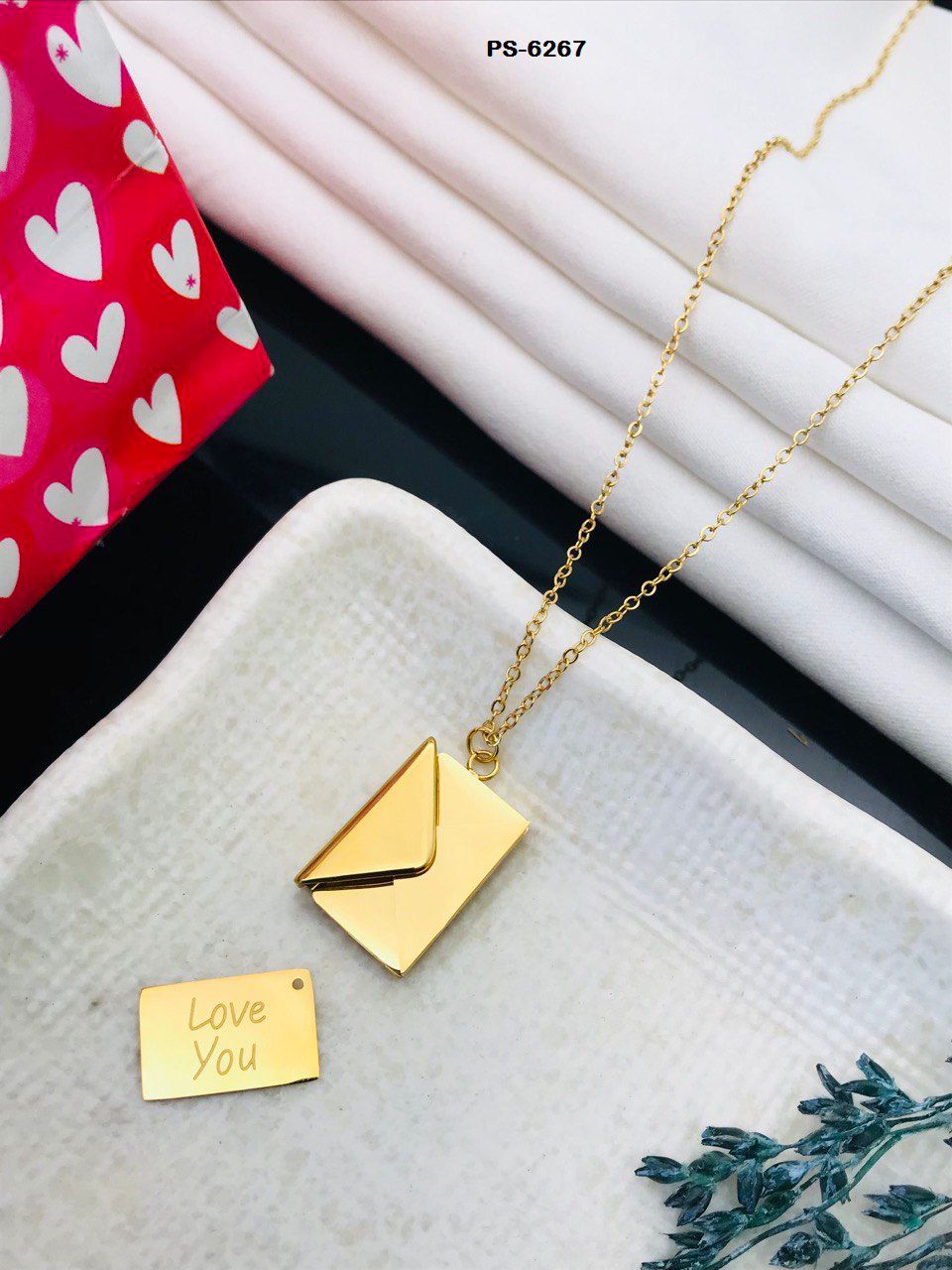 Heart Necklace- gold