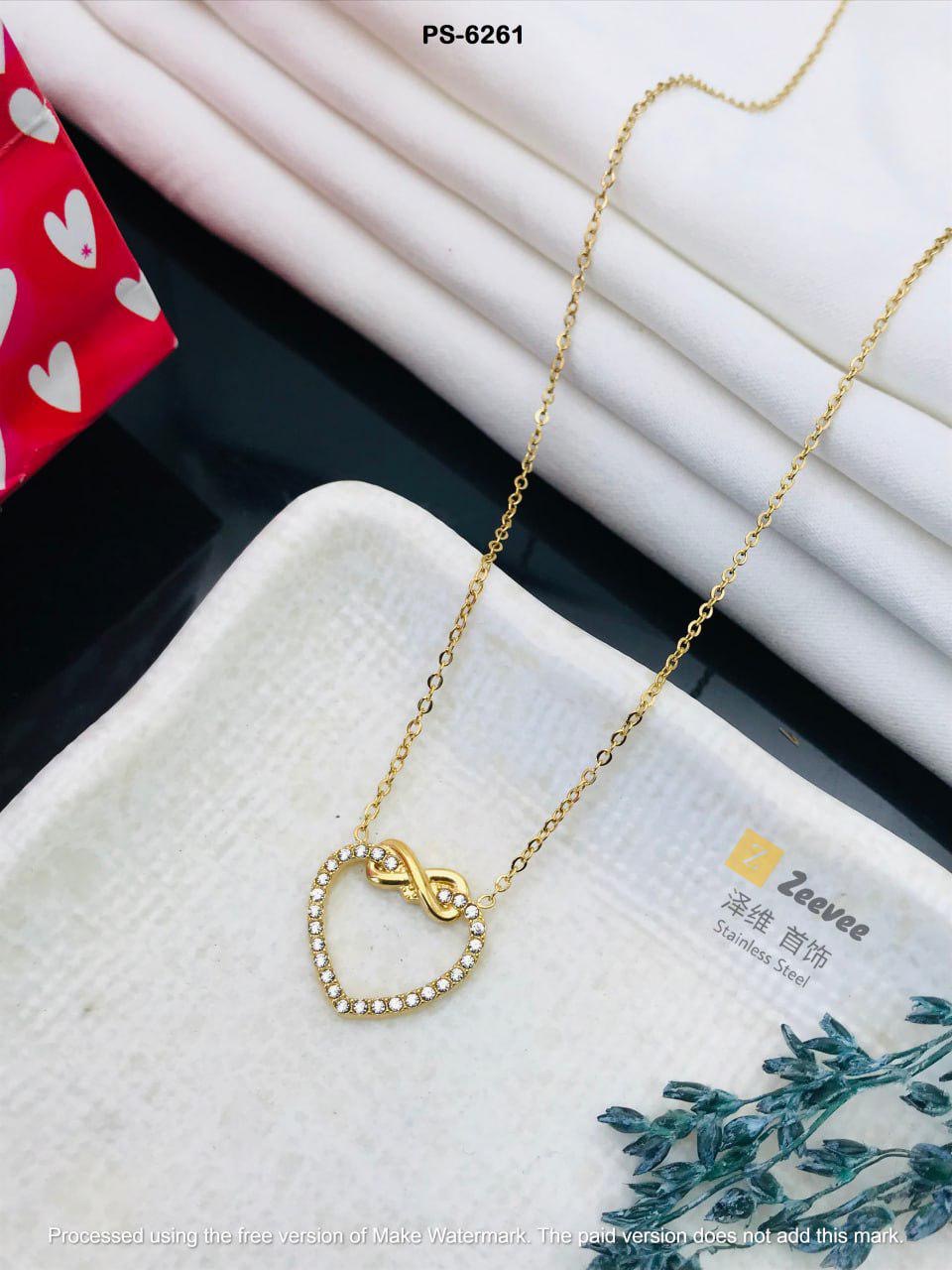 Heart Necklace- gold