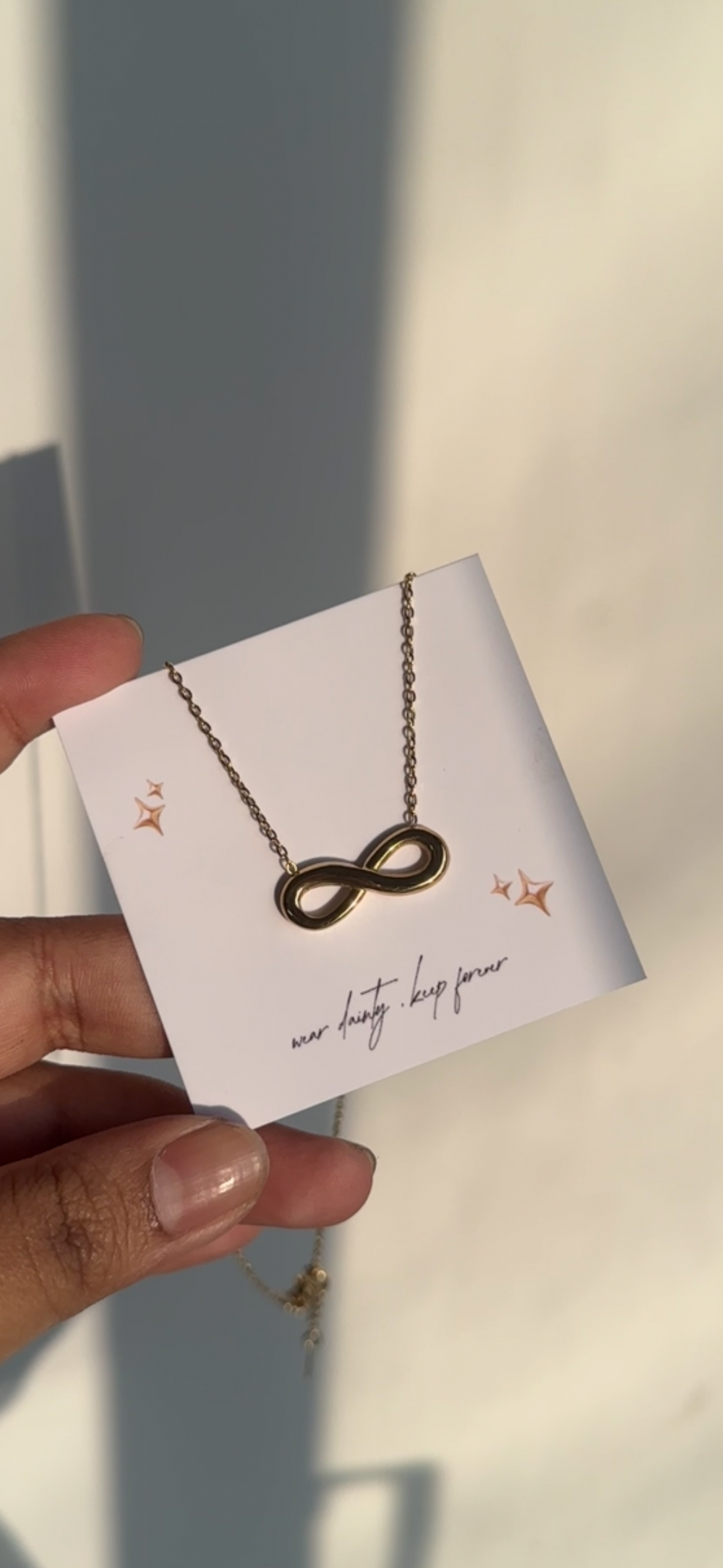 Infinity necklace