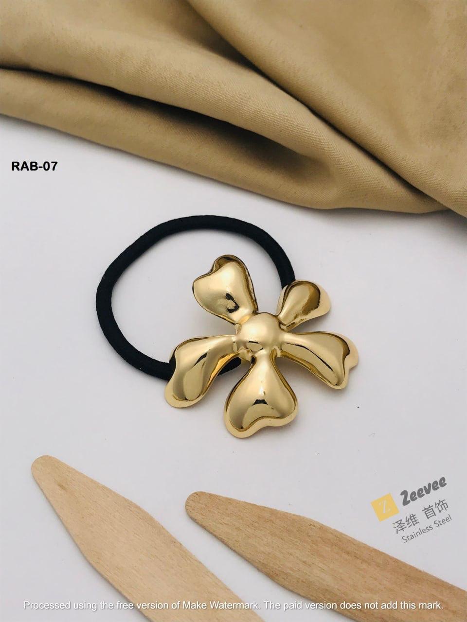 Pony Hair cuff - flora