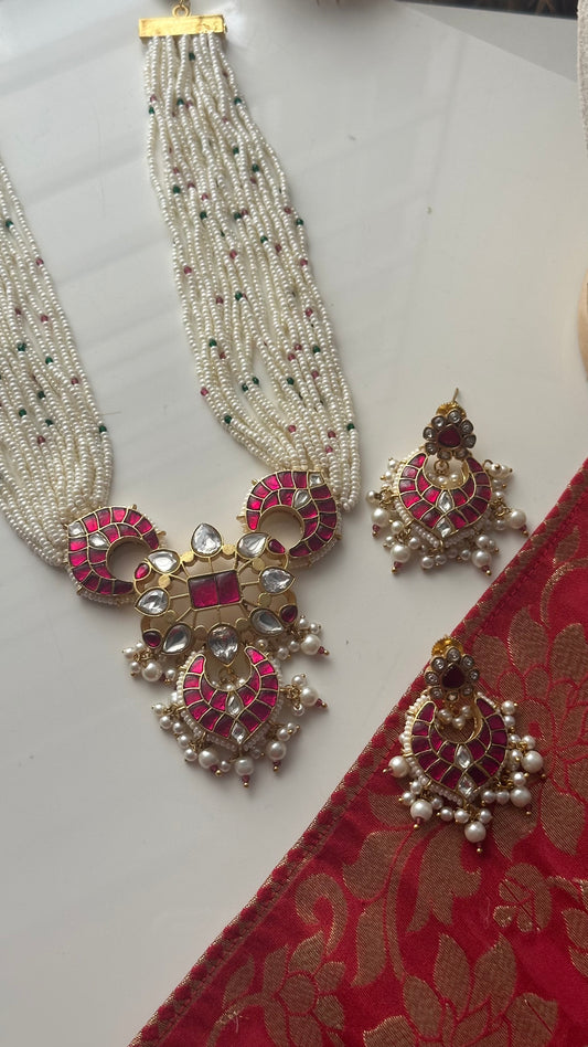Mehr Noor Jadau Haar Set