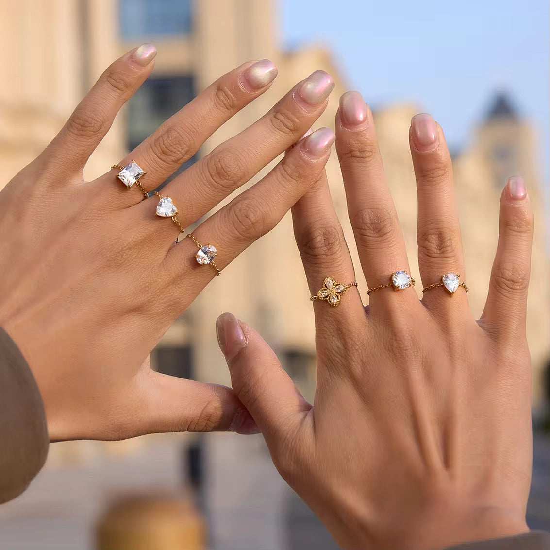 Bella heart ring