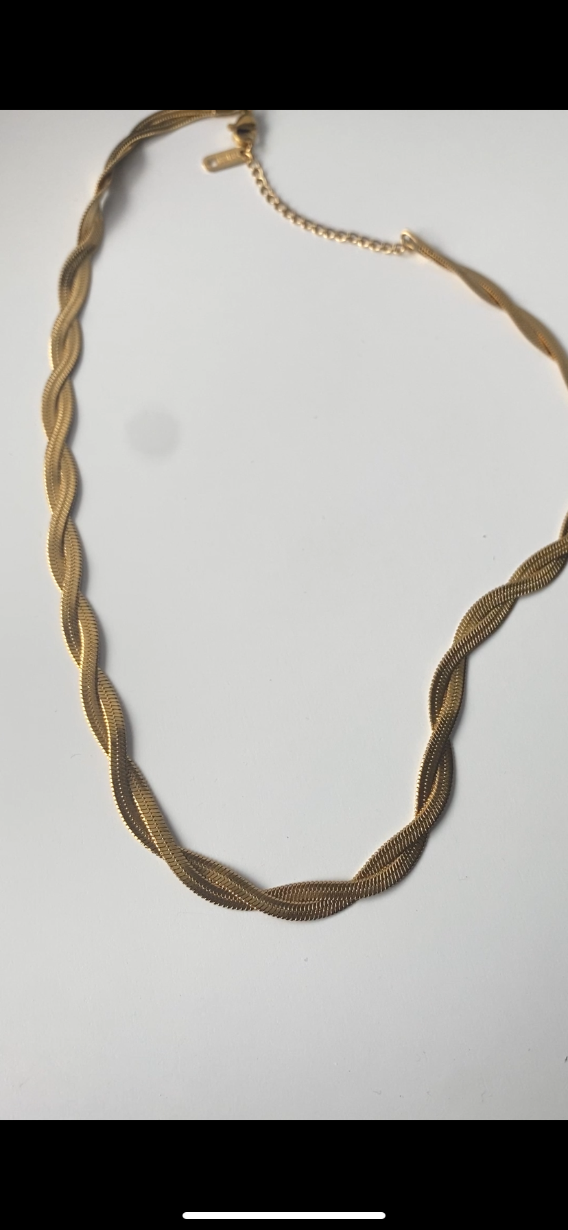 Twisted snake necklace