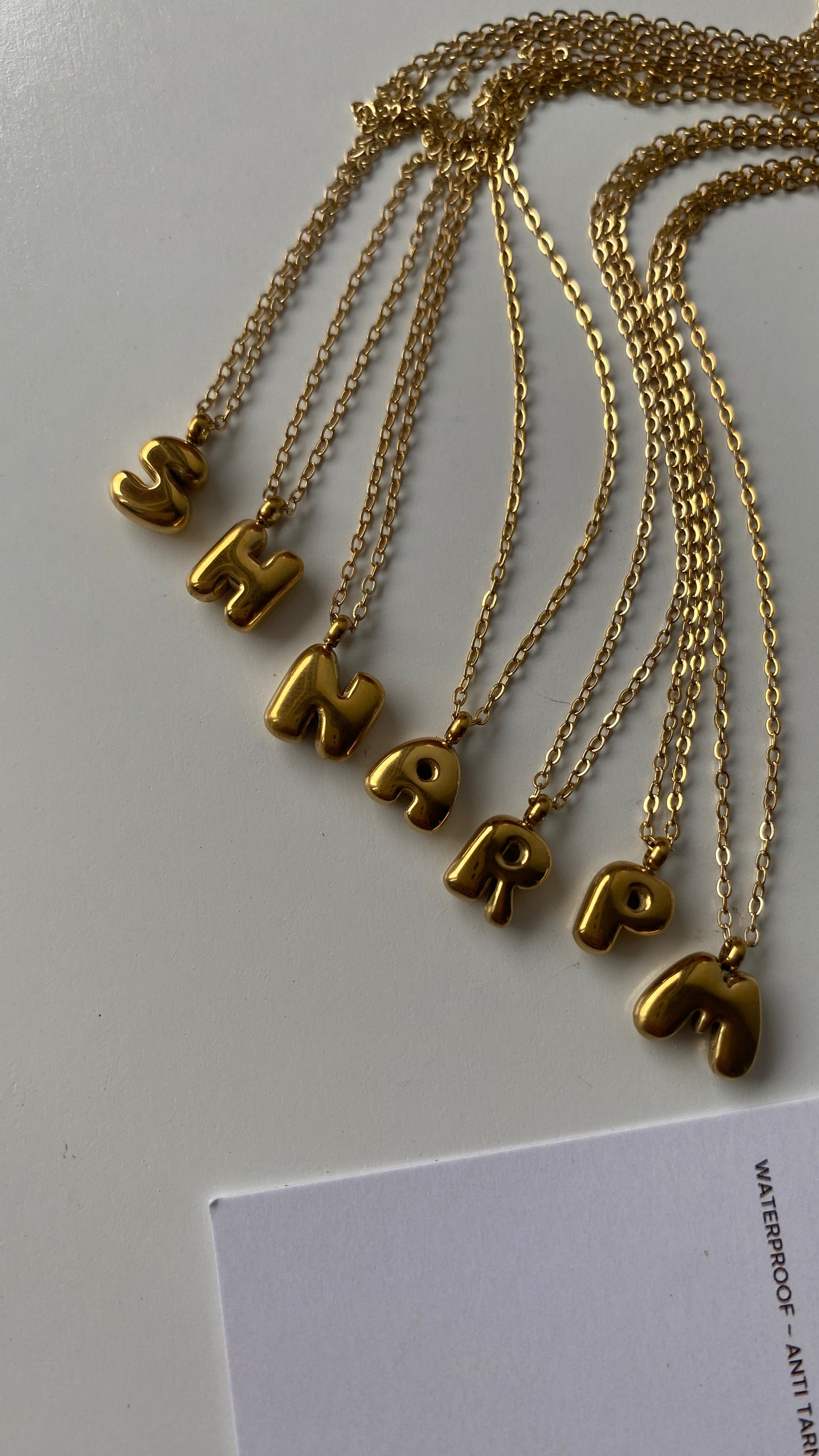 Initial necklace 2.0