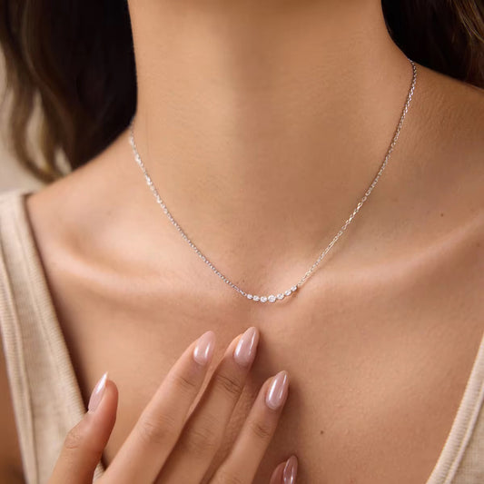 Mireya silver necklace