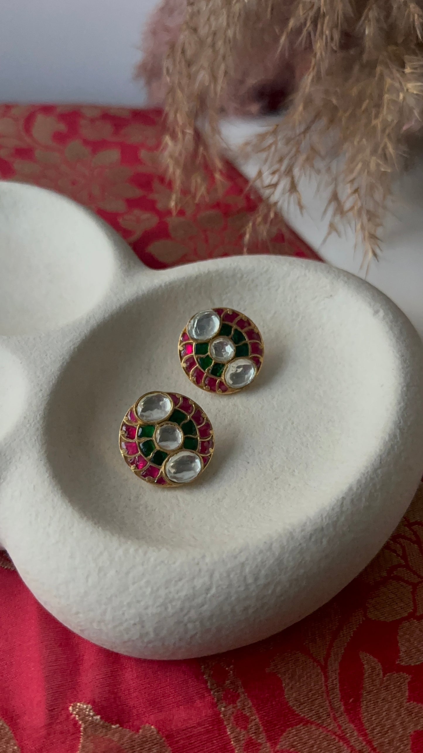 Chandrika Kundan Studs