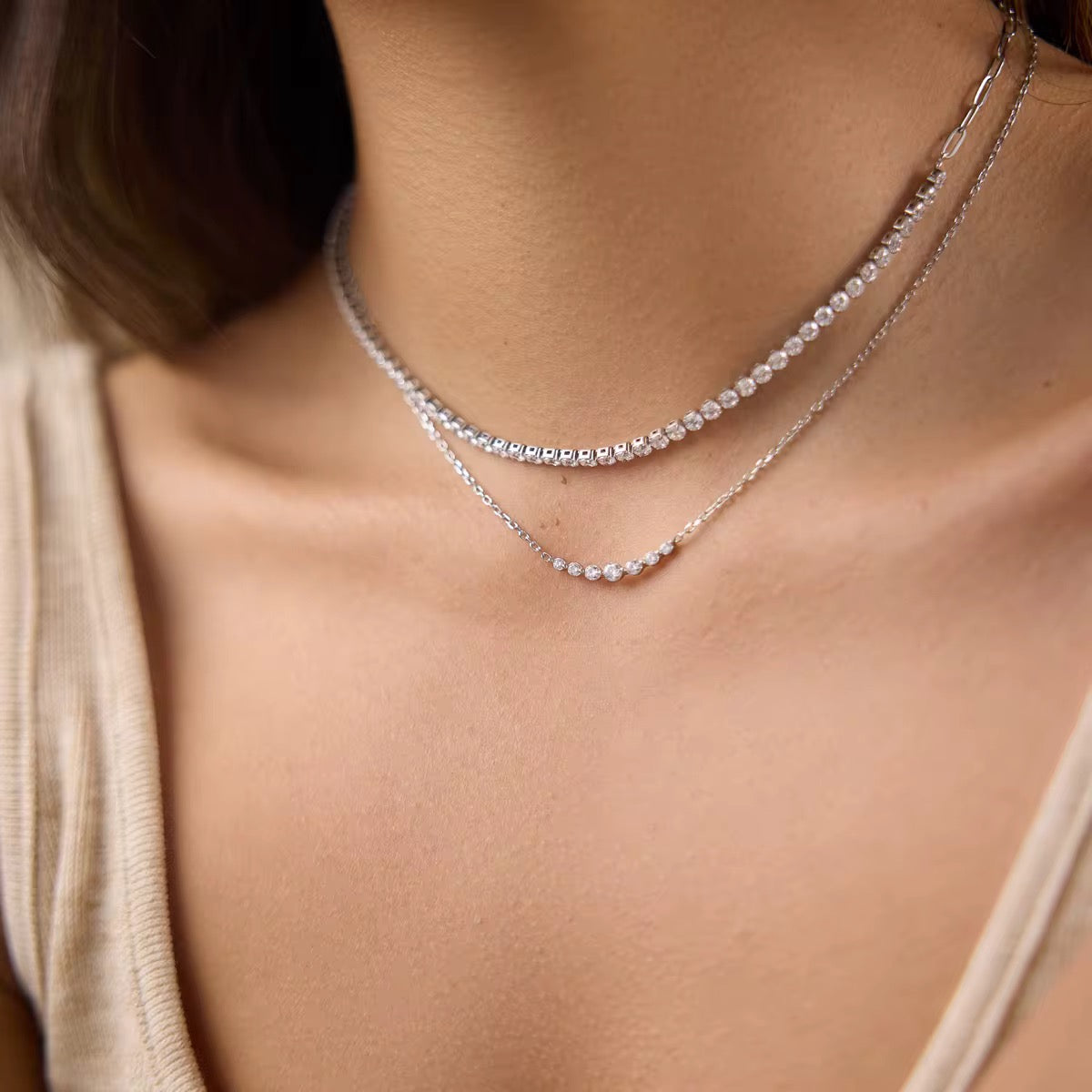 Mireya silver necklace