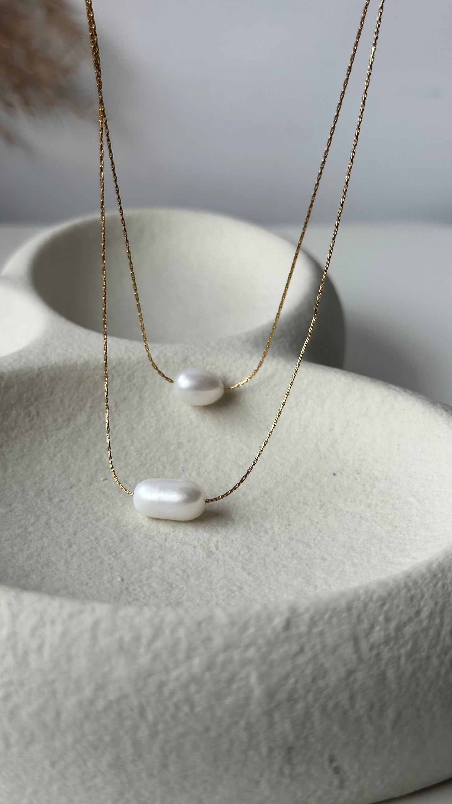 Isla pearl layered necklace