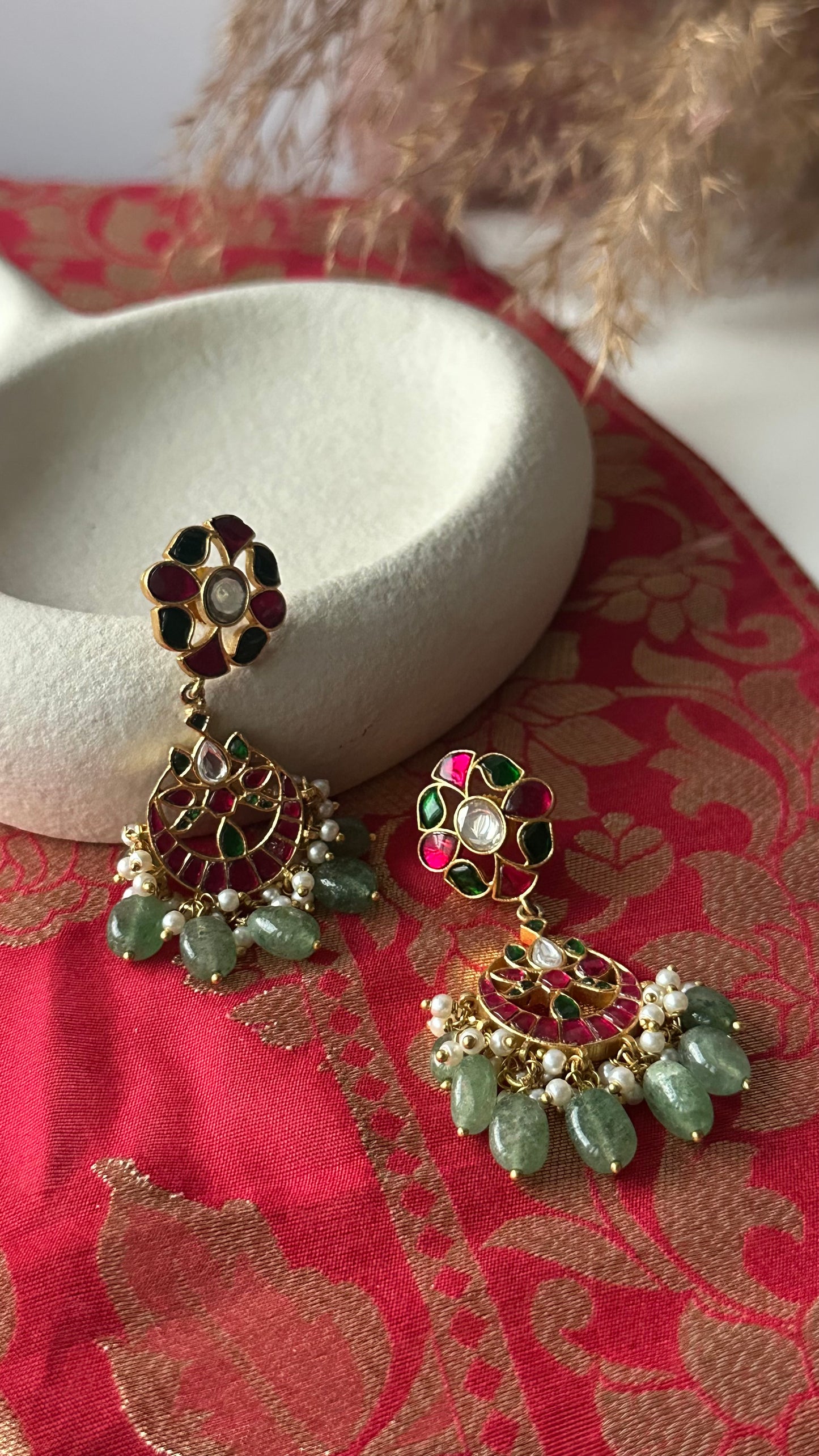 Padmika Kundan earrings