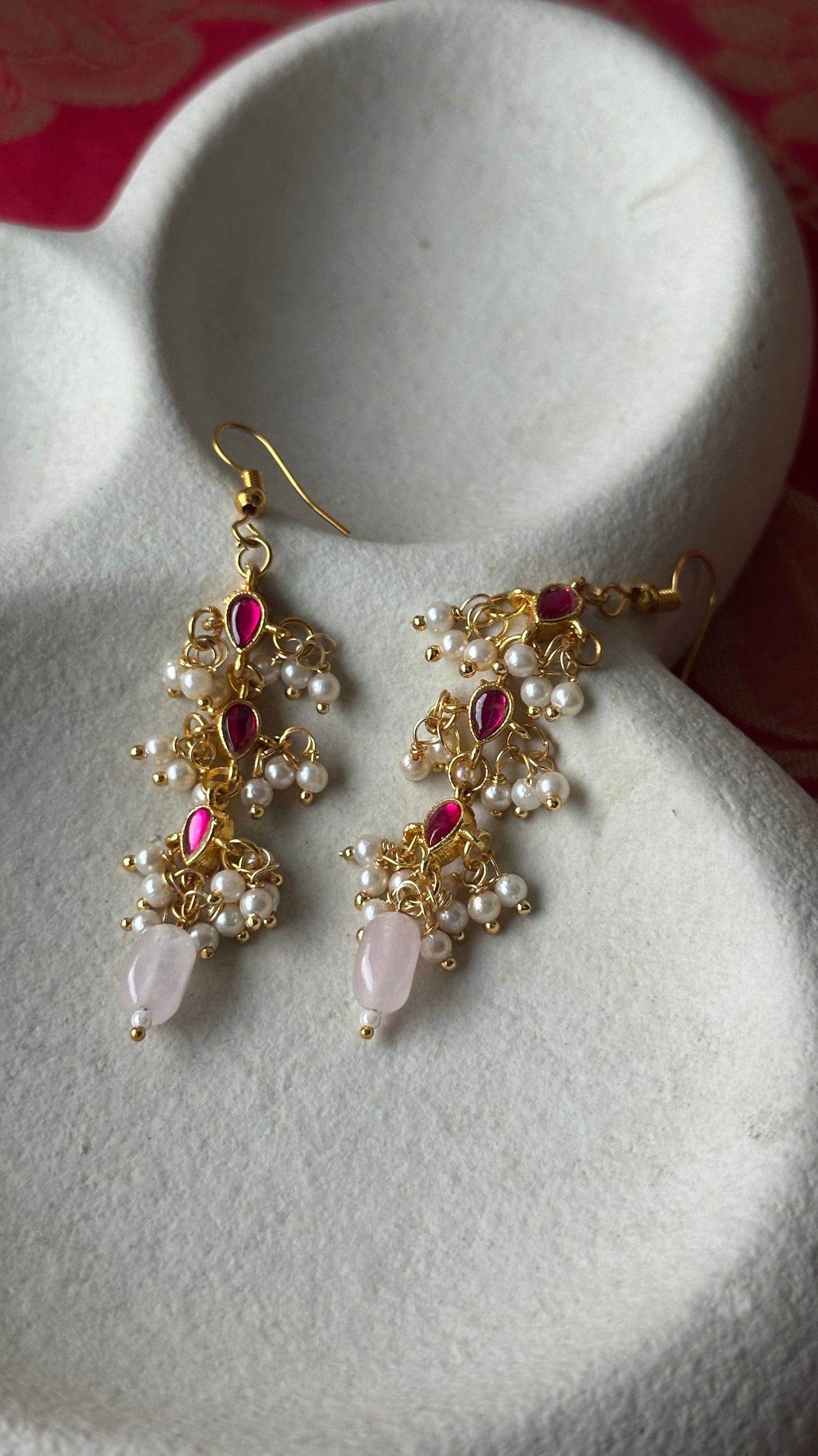 Aaradhya Blush Kundan Set