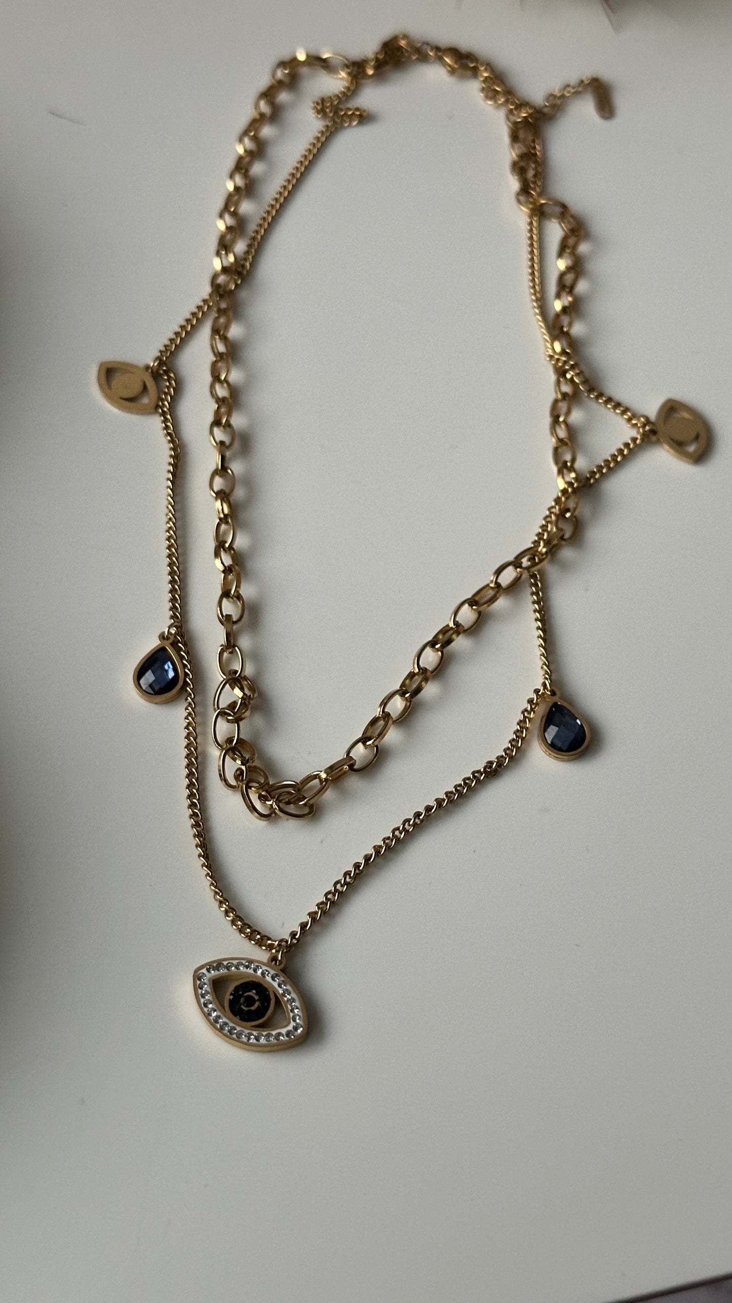 Nair - gold layered necklace