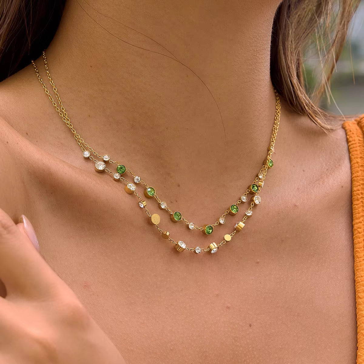 Elowen white necklace