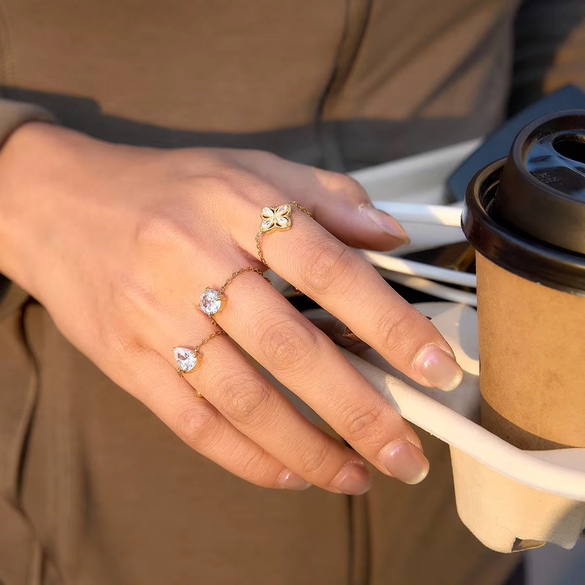 Bella heart ring