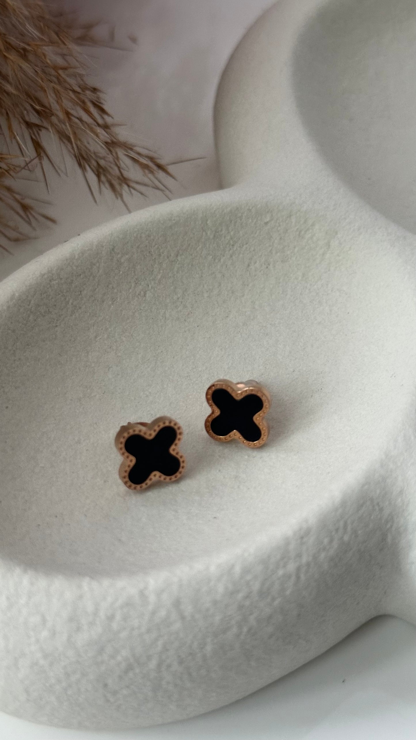 Clover rosegold Earrings