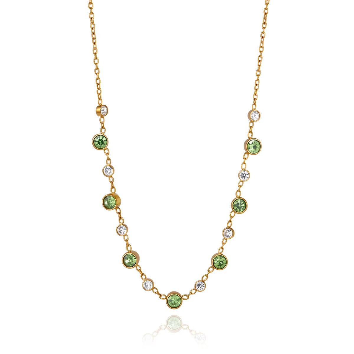Elowen green necklace