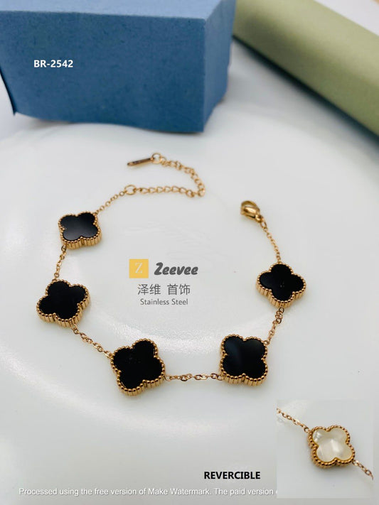 Clover bracelet gold