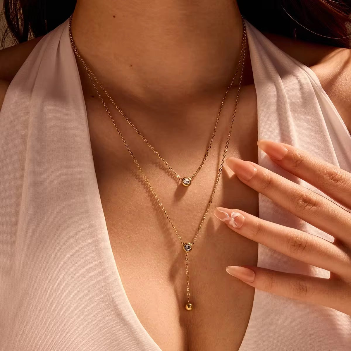 Gleam - layered necklace