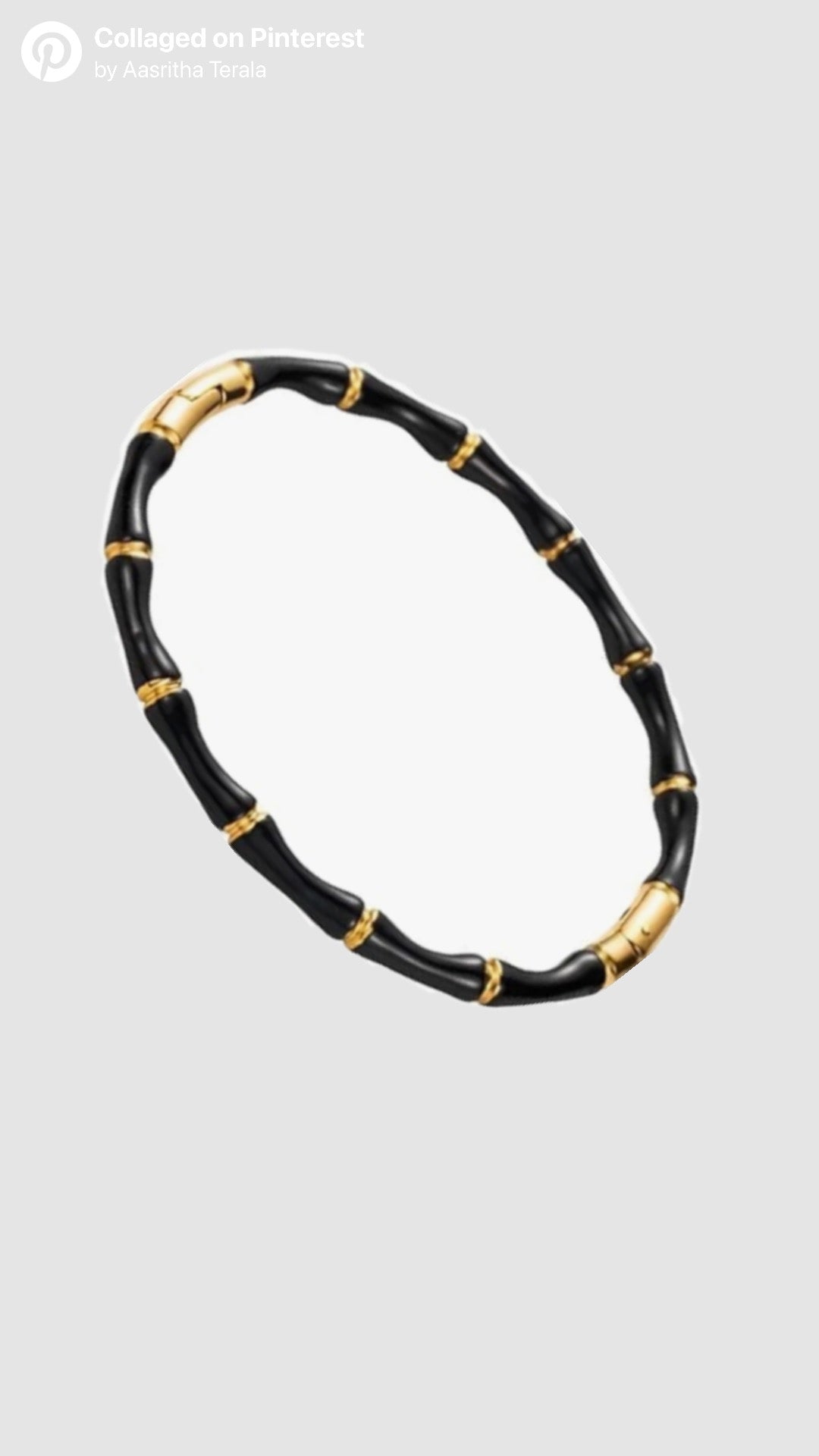 Black bamboo bracelet