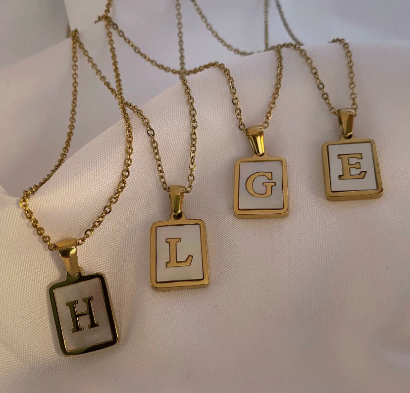 Initial necklace